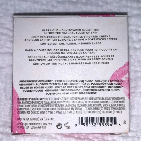 NWT bareMinerals Limited Edition Gen Nude Blush, Tropical Orchid - Picture 6 of 6
